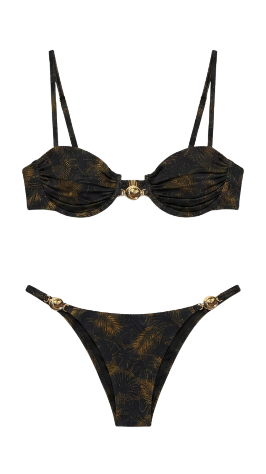 Alma Bikini Set · Botanical · Vista frontale · Balconette in stampa botanica