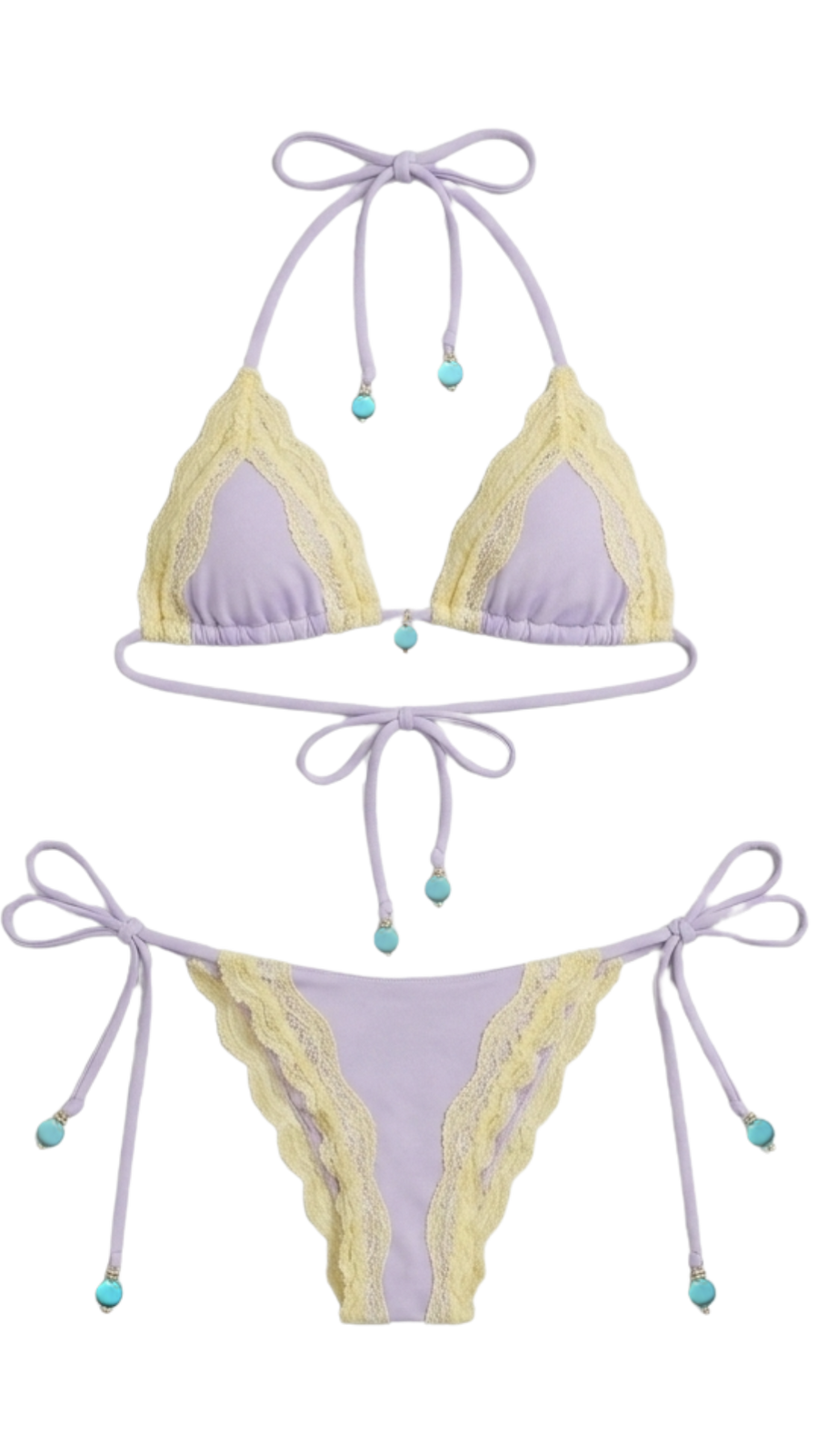 VIOLA BIKINI SET · Lavender Zest