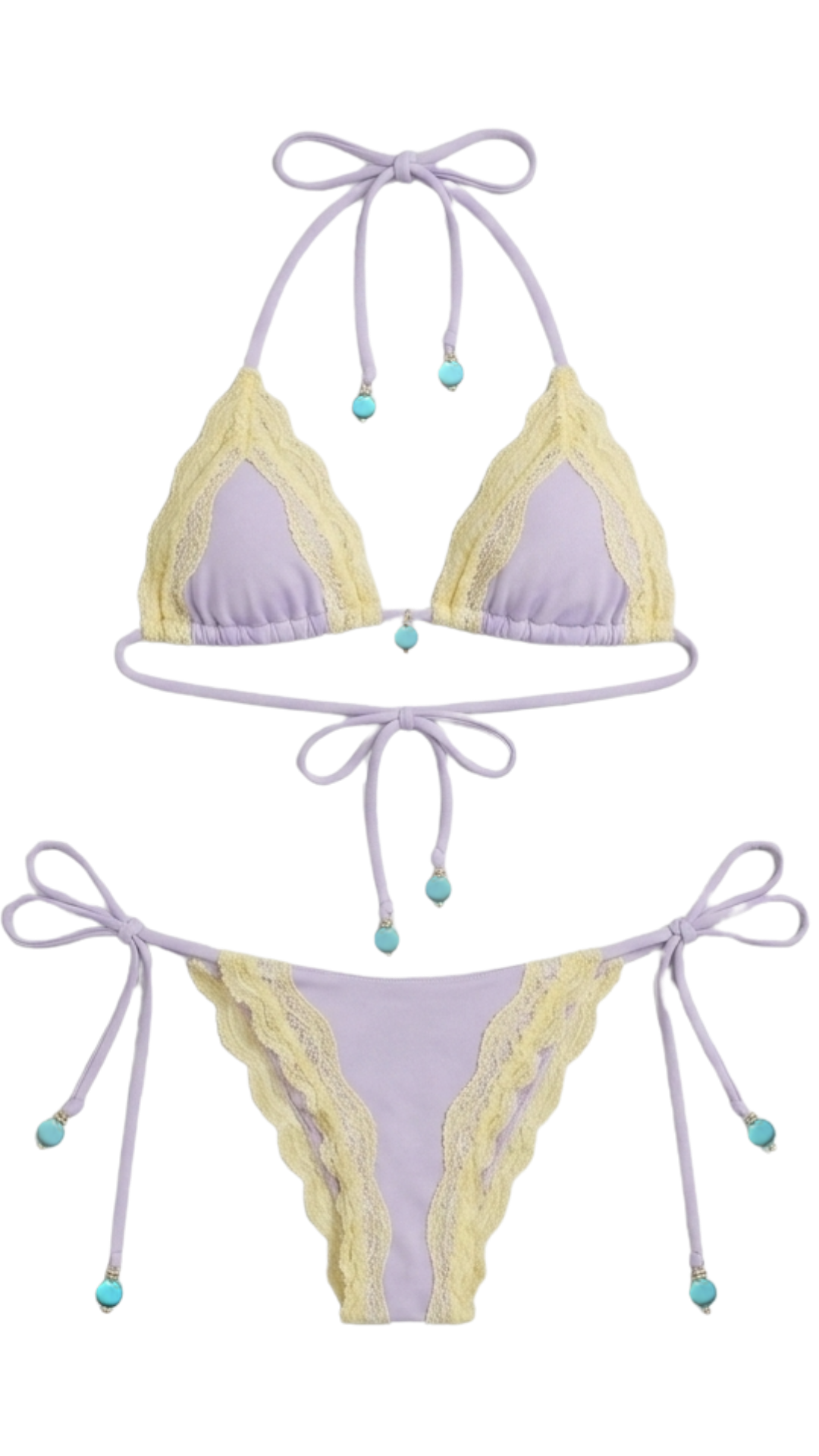 VIOLA BIKINI SET · Lavender Zest