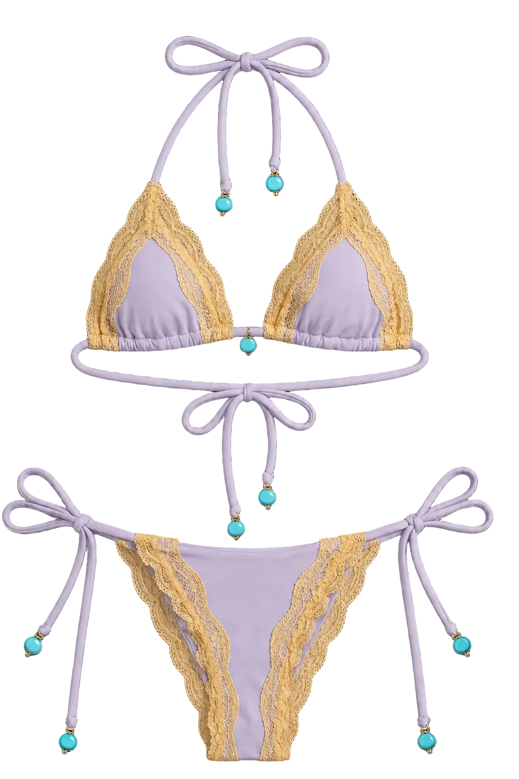 VIOLA BIKINI SET · Lavender Zest