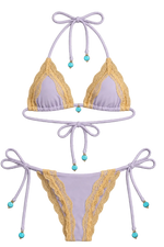 VIOLA BIKINI SET · Lavender Zest