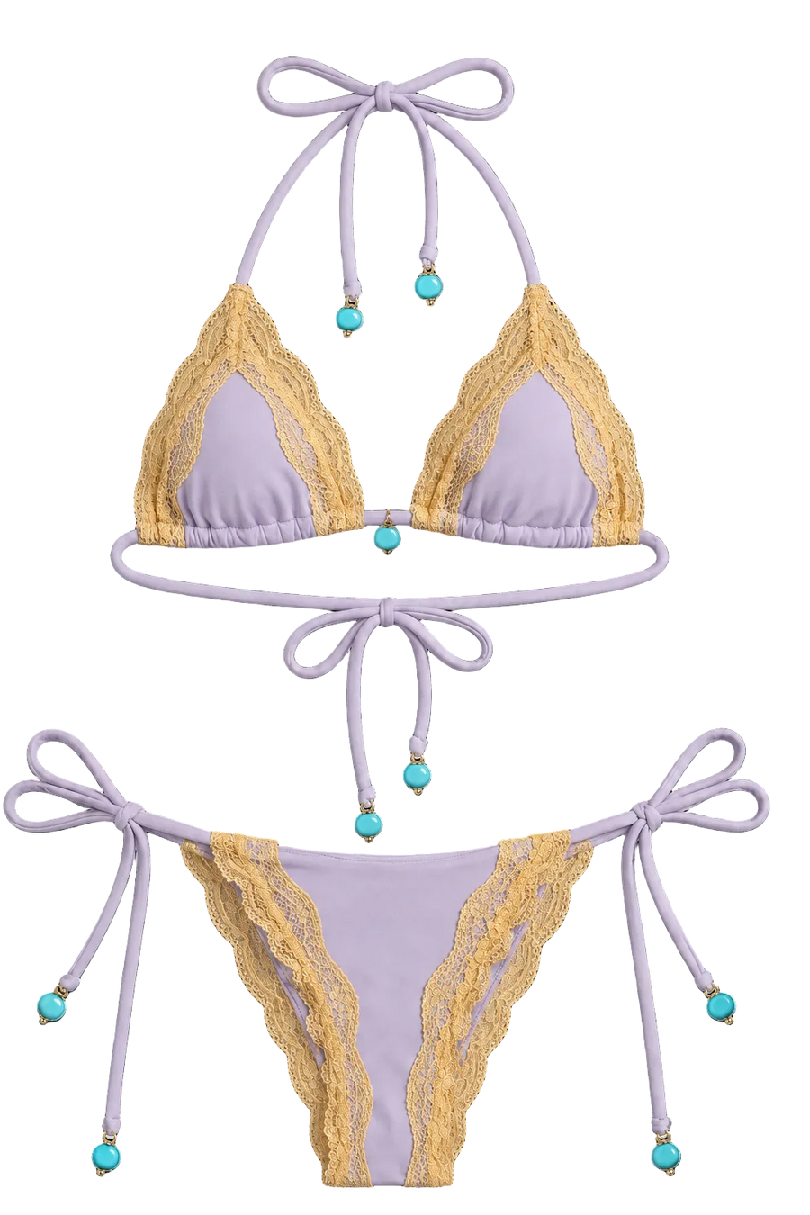 VIOLA BIKINI SET · Lavender Zest